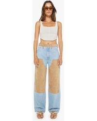 Mother - The Bee's Knees Stud Finder Skimp Few & Far Between Jeans - Lyst