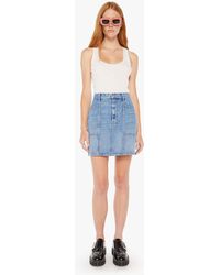 Mother - The Lineup Swooner Mini Love Line Skirt - Lyst