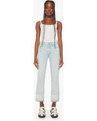 Mother - The Insider Double Double Hover Sideways Jeans - Lyst