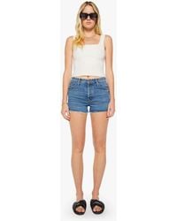 Mother - The Tomcat Kick Fray Shorts Thrill Seeker Jeans - Lyst