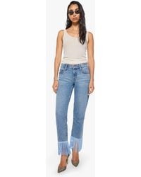Mother - Snacks! The Relish Fringe Ankle Jerky Jeans - Lyst