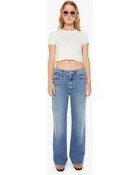 Mother - Petites The Lil' Dodger Sneak Strike A Pose Jeans - Lyst