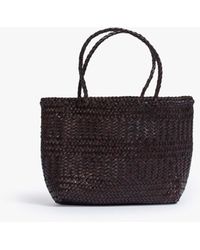Basket Case - Mini Leather Bag Marrone Scuro Skirt - Lyst