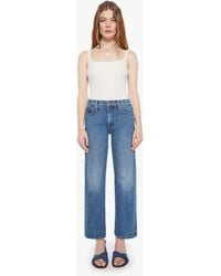 Mother - The Mid Rise Rambler Zip Ankle Tambourine Jeans - Lyst