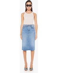 Mother - The Vagabond Midi Skirt For Sure - Lyst