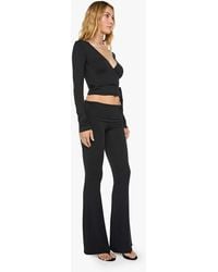 ÉTERNE - Foldover Flare Pants - Lyst