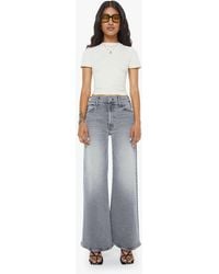 Mother - Petites The Lil Hustler Roller Skimp Catch Me Outside Jeans - Lyst