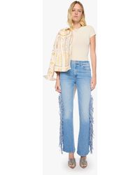 Mother - The Fringe Desperado Sneak Saddle Up Jeans - Lyst
