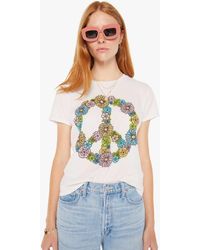Mother - The Lil Goodie Goodie Peace Flowers T-shirt - Lyst