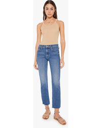 Mother - The Mid Rise Rider Ankle Fray Local Charm Jeans - Lyst