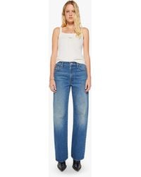 Mother - The Dodger Flood Thumb Jeans - Lyst