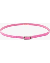 Mother - The Patent Leather Belt Merry Go Round Frosting Jeans - Lyst