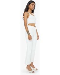 Mother - Petites The Lil Hustler Ankle Fray Fairest Of Them All Jeans - Lyst