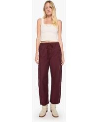 Mother - The Drawn Full Pipe Flood Zinfandel Pants - Lyst