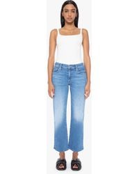 Mother - The Mid Rise Rambler Zip Ankle Out Of Jeans - Lyst