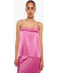 SABLYN - Haya Lace Trim Camisole Top Dahlia - Lyst