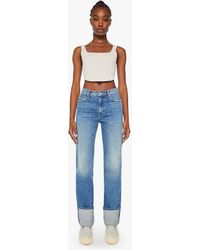 Mother - The Duster Skimp Cuff Horsin' Around Jeans - Lyst