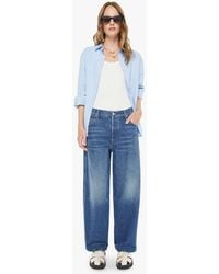 Mother - The Delinquent Button Ankle Run With It Jeans - Lyst