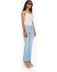 Mother - Petites The Lil Patch Pocket Weekender Sauced By Six Jeans - Lyst
