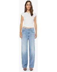 Mother - The Delinquent Button Nerdy Birds Gone Wild Jeans - Lyst