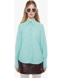 Mother - Chloe Fineman X The Mayday Fly Me Out Larkspur Shirt - Lyst