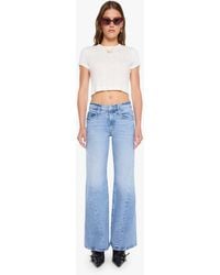 Mother - The Mid Rise Sidestepper Twist Sneak Sow Surreal Jeans - Lyst
