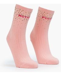 Mother - The Half Step With Crystals Mf Socks - Lyst