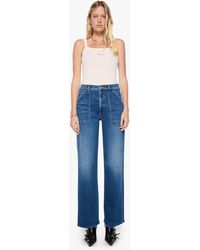 Mother - The Patch Maven Sneak Spare Me Drama Jeans - Lyst