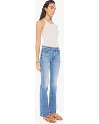 Mother - The Outsider Sneak For Sure Jeans - Lyst