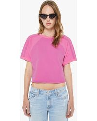 Mother - The Half Cut Square Rose T-Shirt - Lyst