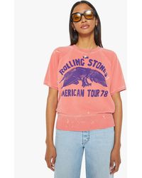 MadeWorn - Rolling Stones S/S Sweatshirt Cherry T-Shirt - Lyst