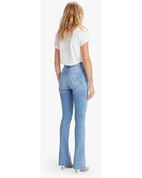 Mother The High Waisted Runaway Dropping In - Blue