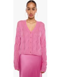 SABLYN - Jolie Cable Cardigan Dahlia Shirt - Lyst