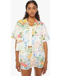 Mother - The Cropped Hooky Painted Ladies Shirt - Lyst