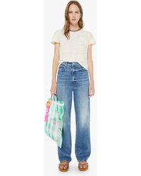 Mother - High Waisted Tunnel Vision Sneak Girls Just Want To Have Sun Jeans - Lyst