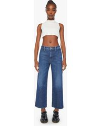 Mother - The Dodger Logo-tag Straight Jeans - Lyst