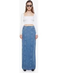 Mother - Snacks! The Chip Clip Maxi Fray Jerky Skirt - Lyst