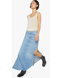 Mother - Petites The Lil' Fun Dip Slice Maxi Skirt Nothing Else Like It - Lyst