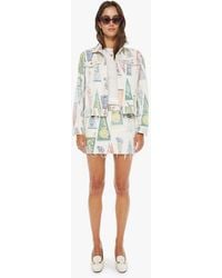 Mother - The Ditcher Mini Fray Pep Rally Skirt - Lyst