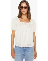 Mother - The Memory Lane Puff Sleeve Early Bird Shirt - Lyst