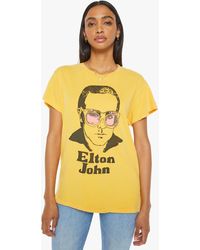 MadeWorn - Elton John T-Shirt Goldenrod T-Shirt - Lyst