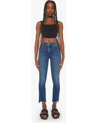 Mother - The Insider Crop Step Fray - Lyst