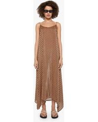 Natalie Martin - Heather Maxi Grande Polka Dot & Tan Skirt - Lyst