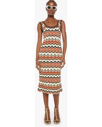 Mother - The Square Neck Dress Mirage - Lyst