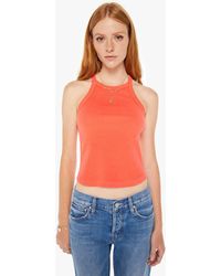 Mother - The Up In Arms Hot Coral Shirt - Lyst