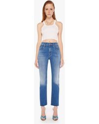 Mother - The Insider Flood Fray We Got The Beat Jeans - Lyst