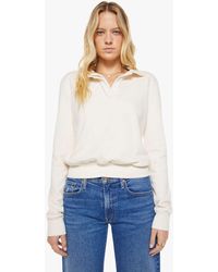 SPRWMN - Polo Sweatshirt Cream - Lyst