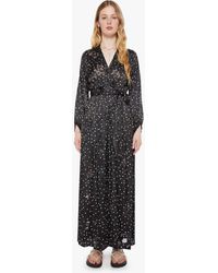 Natalie Martin - Nico L/S Maxi Midnight Burnout Skirt - Lyst