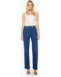 Mother - The Off Chain High Waisted Tunnel Vision Sneak Pinkies Up! Jeans - Lyst