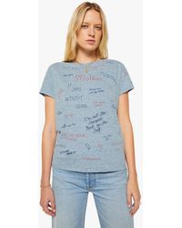 Mother - The Boxy Goodie Tongue Tied T-Shirt - Lyst